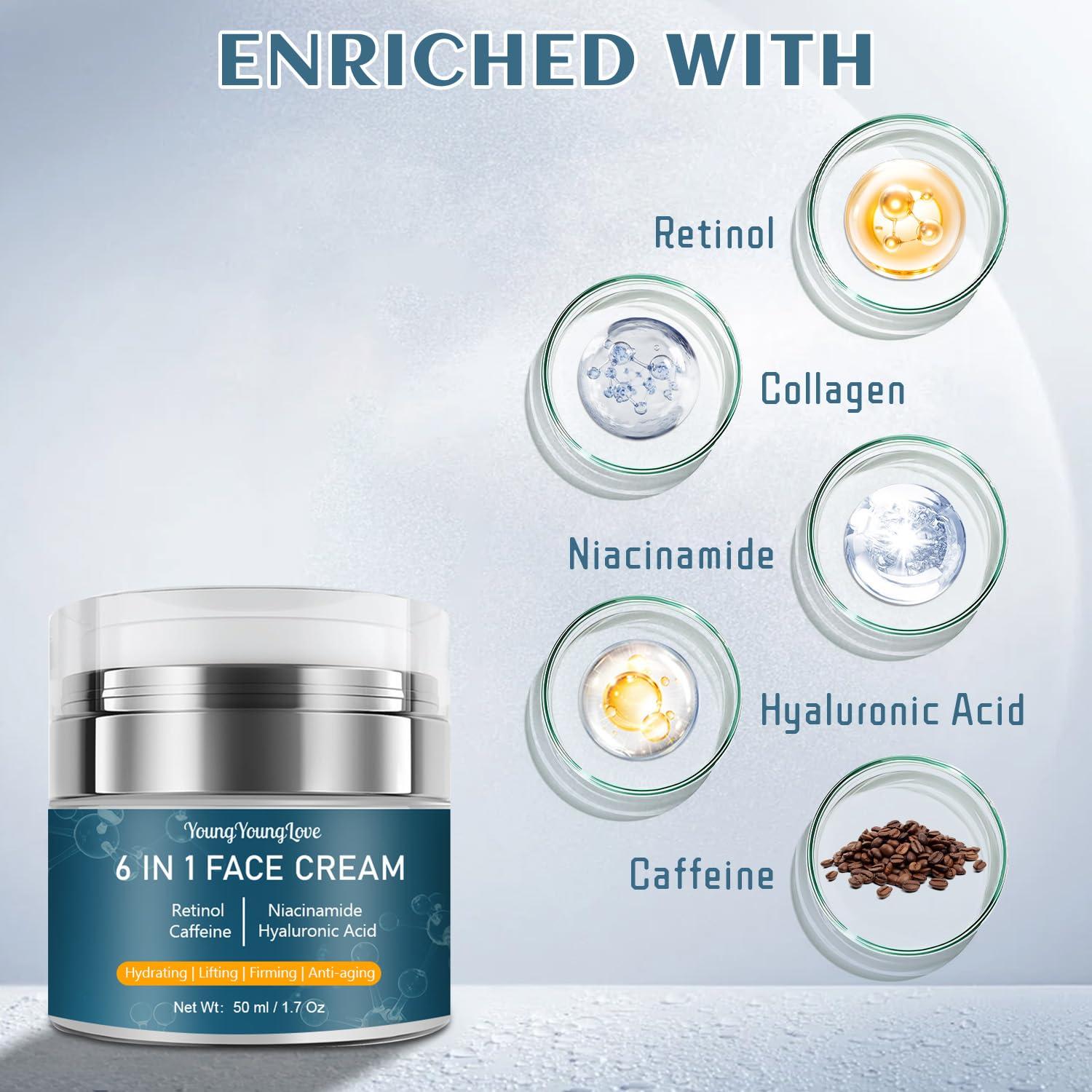 Crema Facial 6-en-1 YOUNGYOUNGLOVE para Hombres 48 g