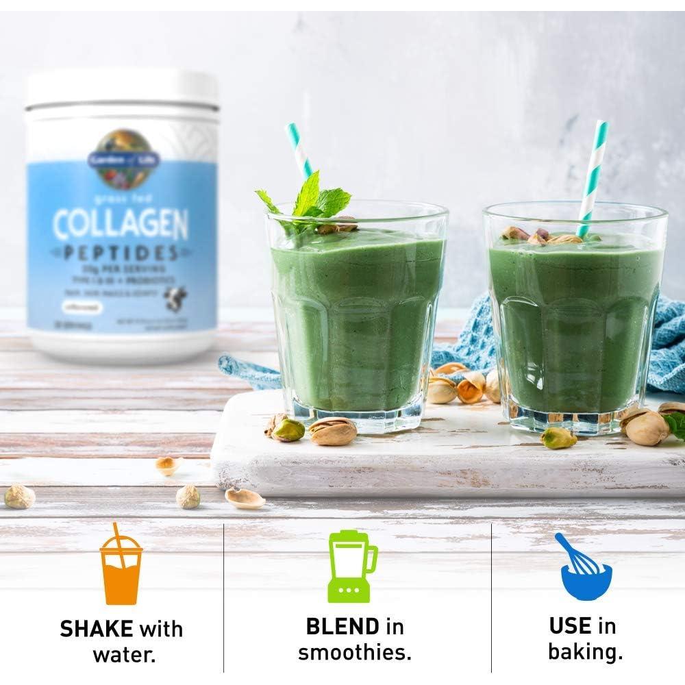 Polvo de Péptidos de Colágeno Garden of Life 0.56kg Sin Sabor