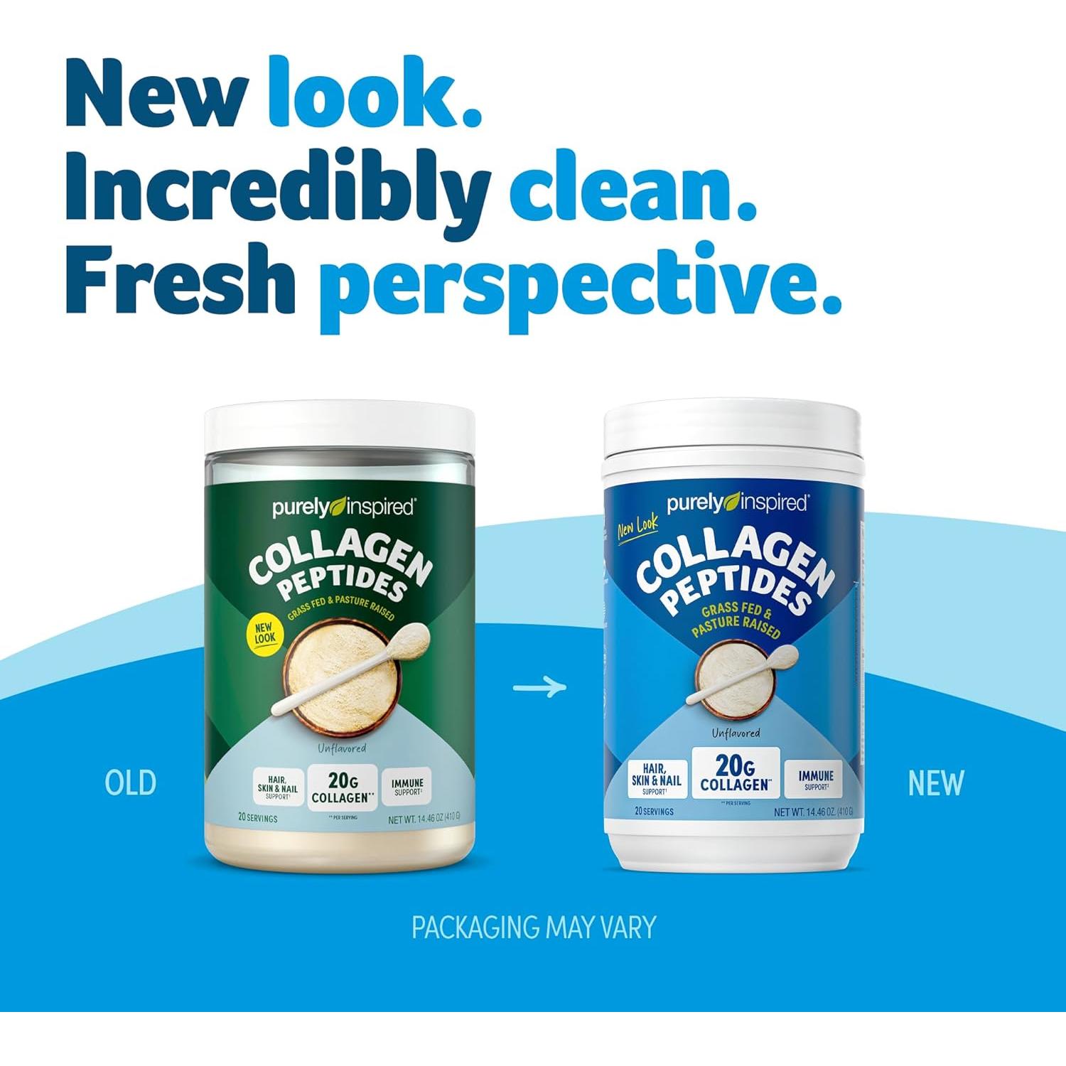 Polvo de Colágeno Purely Inspired Sin Sabor - 20g Proteína