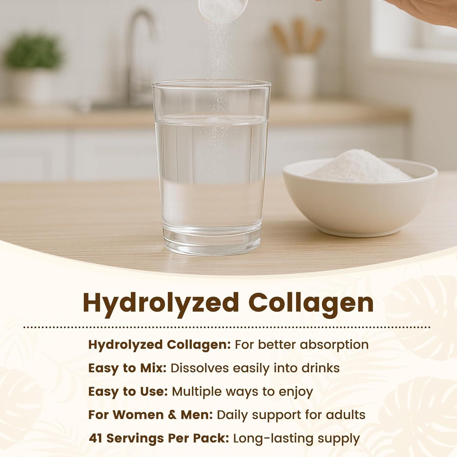 Polvo de Colágeno Hidrolizado VEV 454 g - Tipo I, II, III, V, X