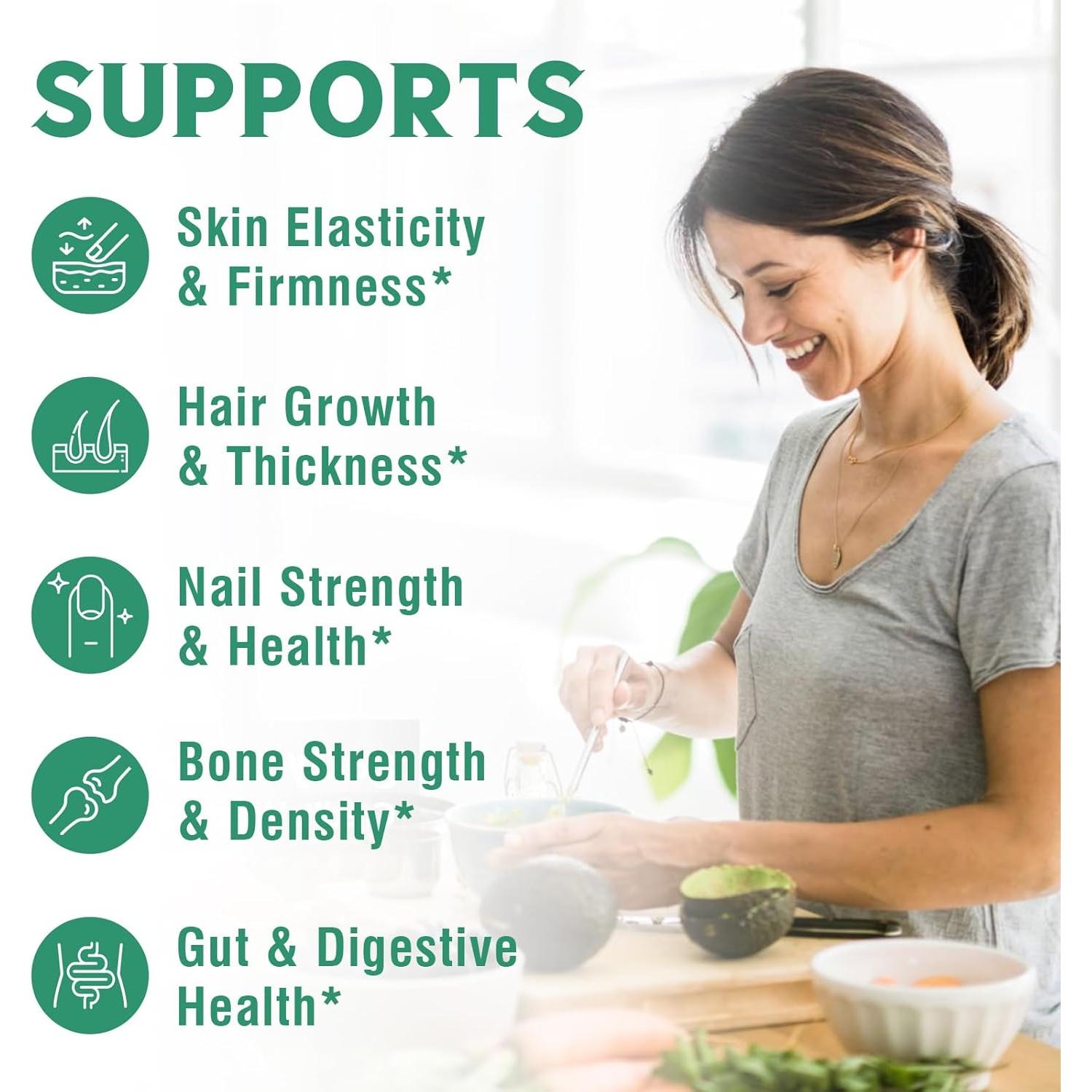 Polvo de Colágeno Hidrolizado Vitalibre 227g Tipo I y III