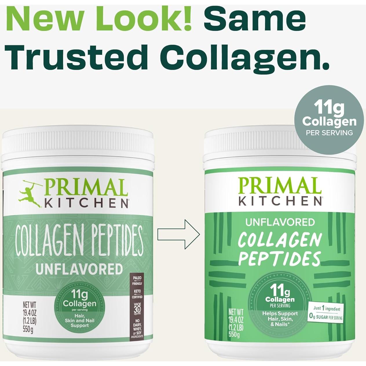 Péptidos de colágeno Primal Kitchen sin sabor 0.54 kg