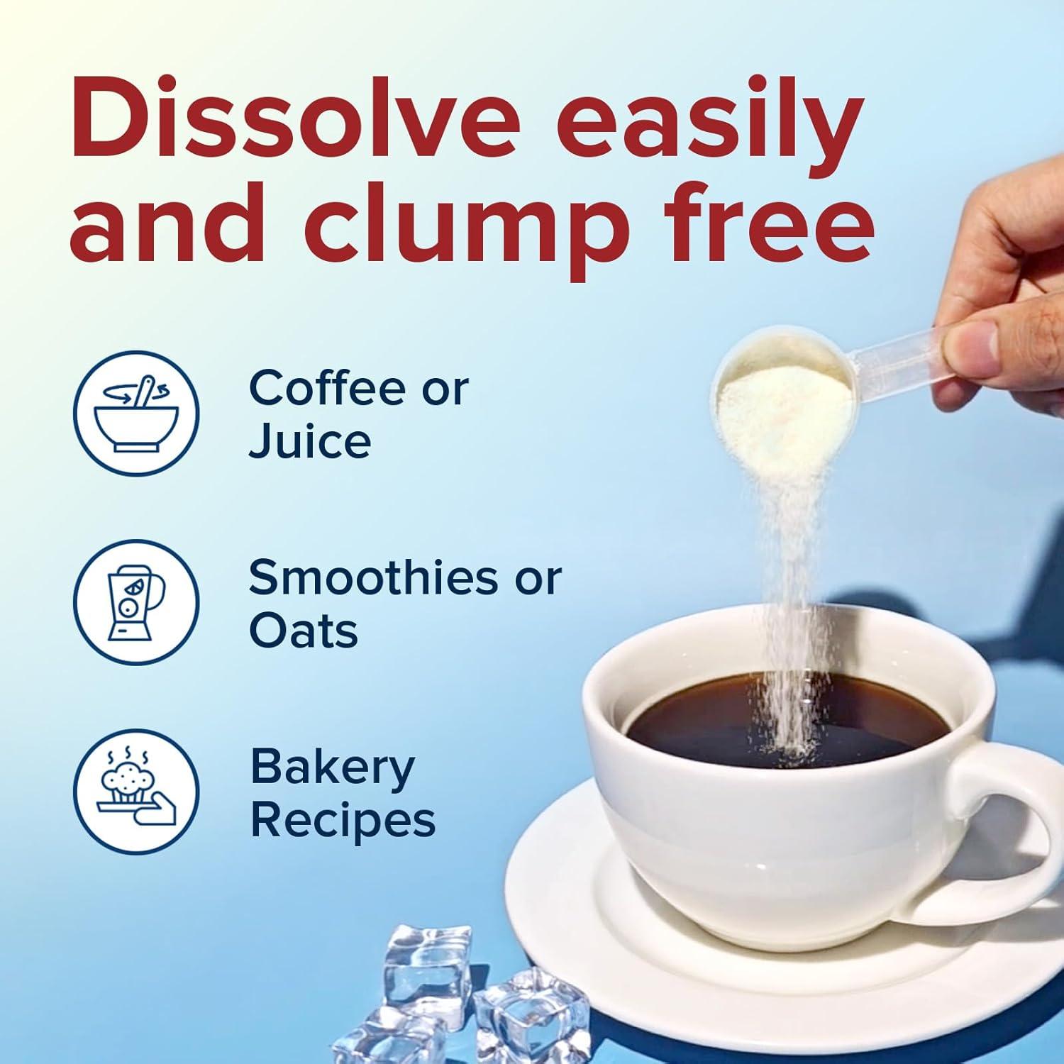 Polvo de Colágeno Múltiple Terranics 454g Hidrolizado Sin Sabor