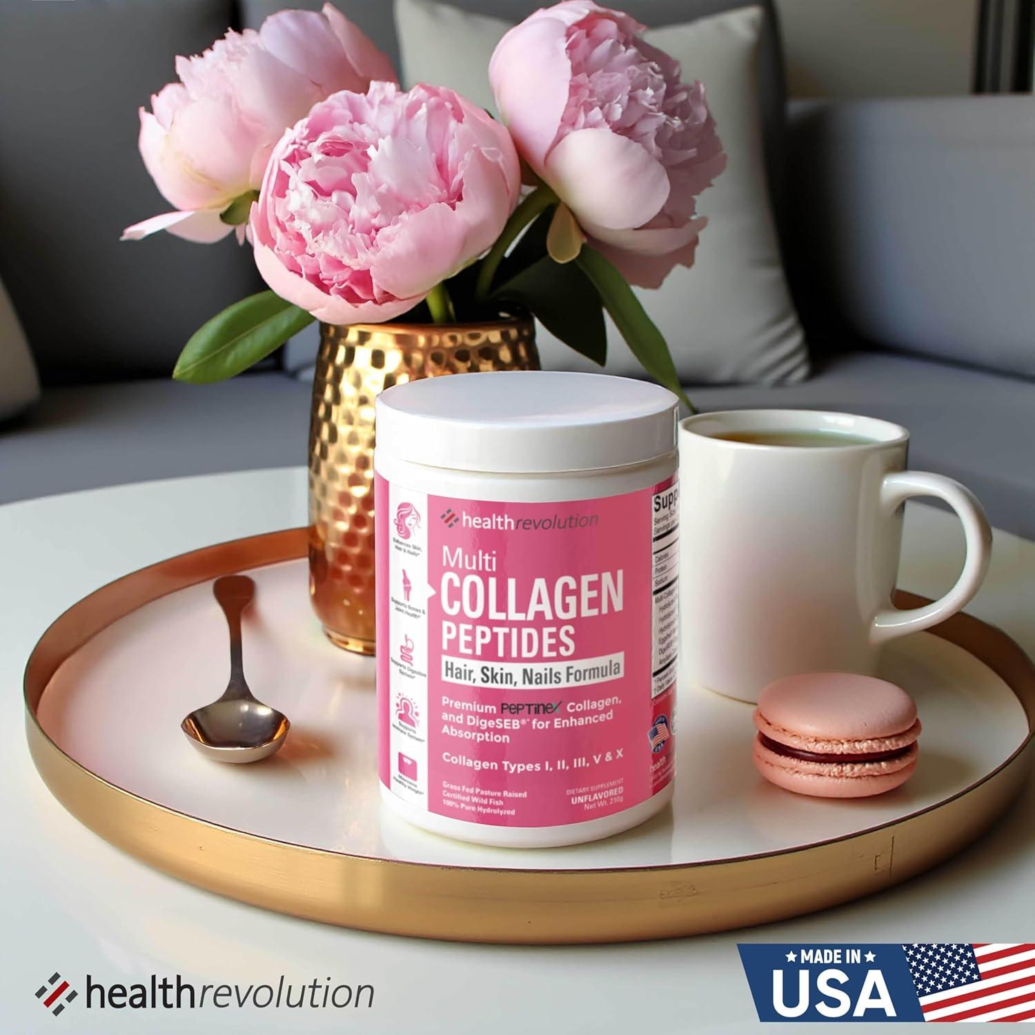 Proteína de Colágeno Hidrolizado Múltiple Health Revolution 210g