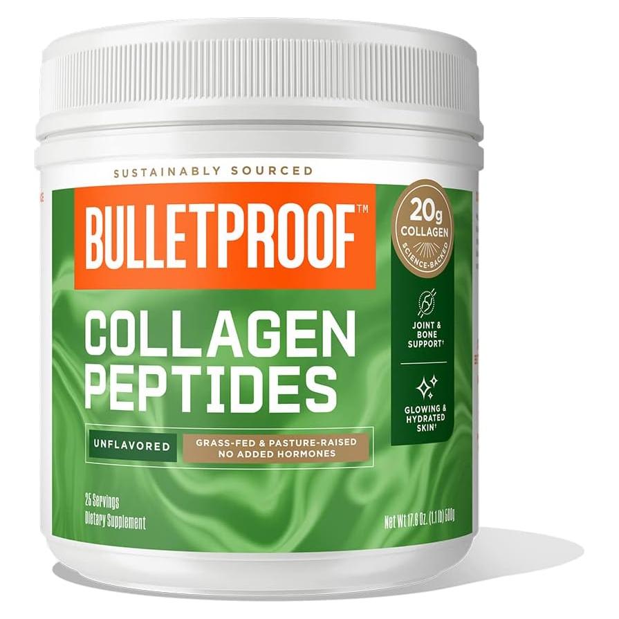 Colágeno en polvo Bulletproof 500g sin sabor para piel y huesos