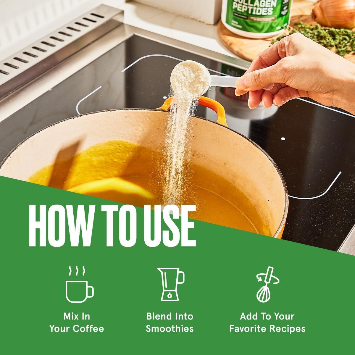 Colágeno en polvo Bulletproof 500g sin sabor para piel y huesos