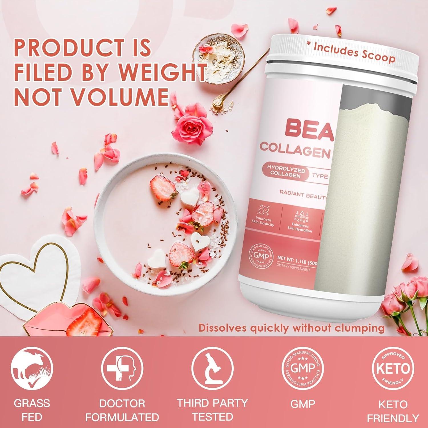 Polvo de Colágeno Nature Target 0.9kg con Vitamina C y Biotina