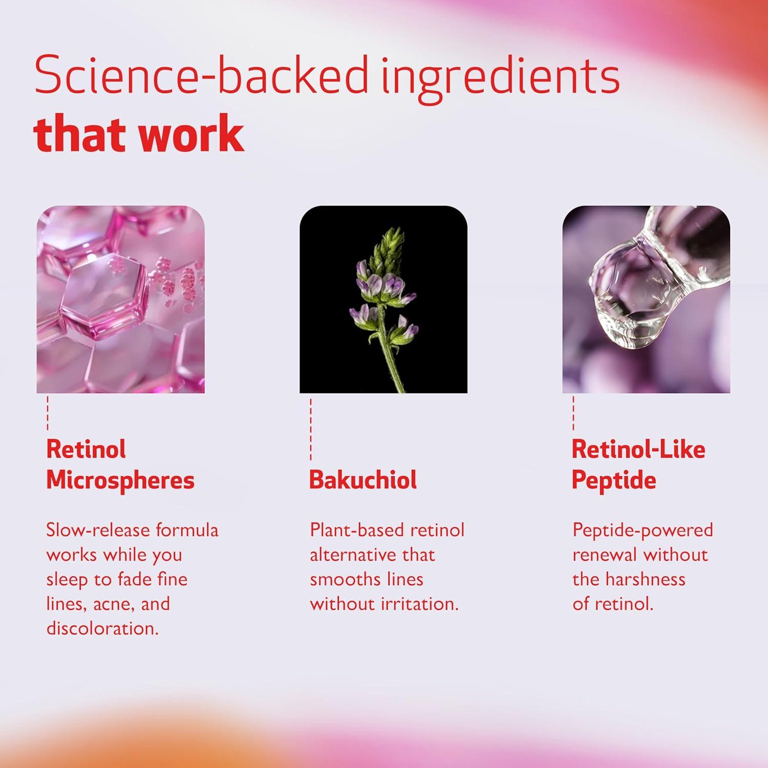 Crema Facial 3-en-1 Retinol Reface Indeed Labs 29.57 ml