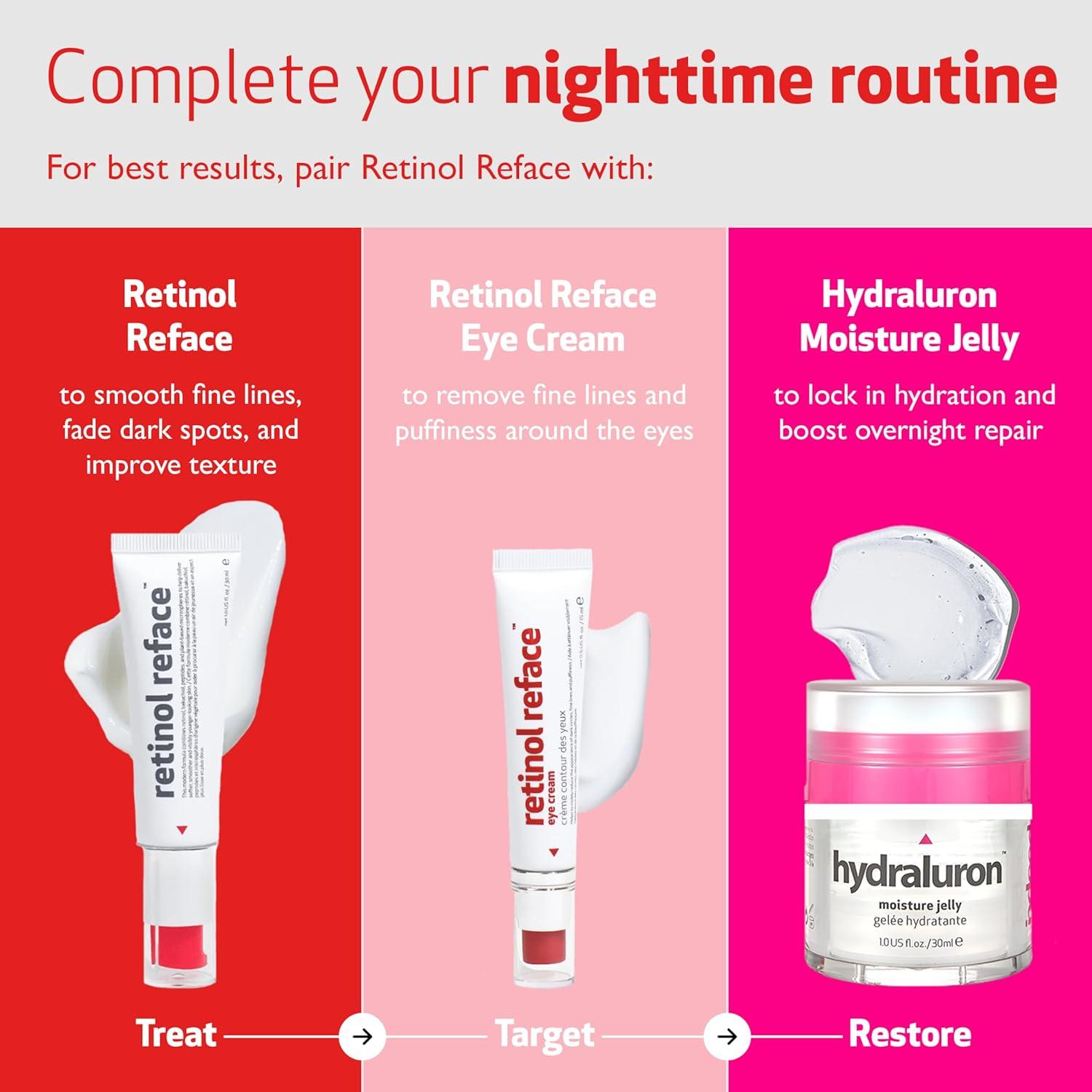 Crema Facial 3-en-1 Retinol Reface Indeed Labs 29.57 ml