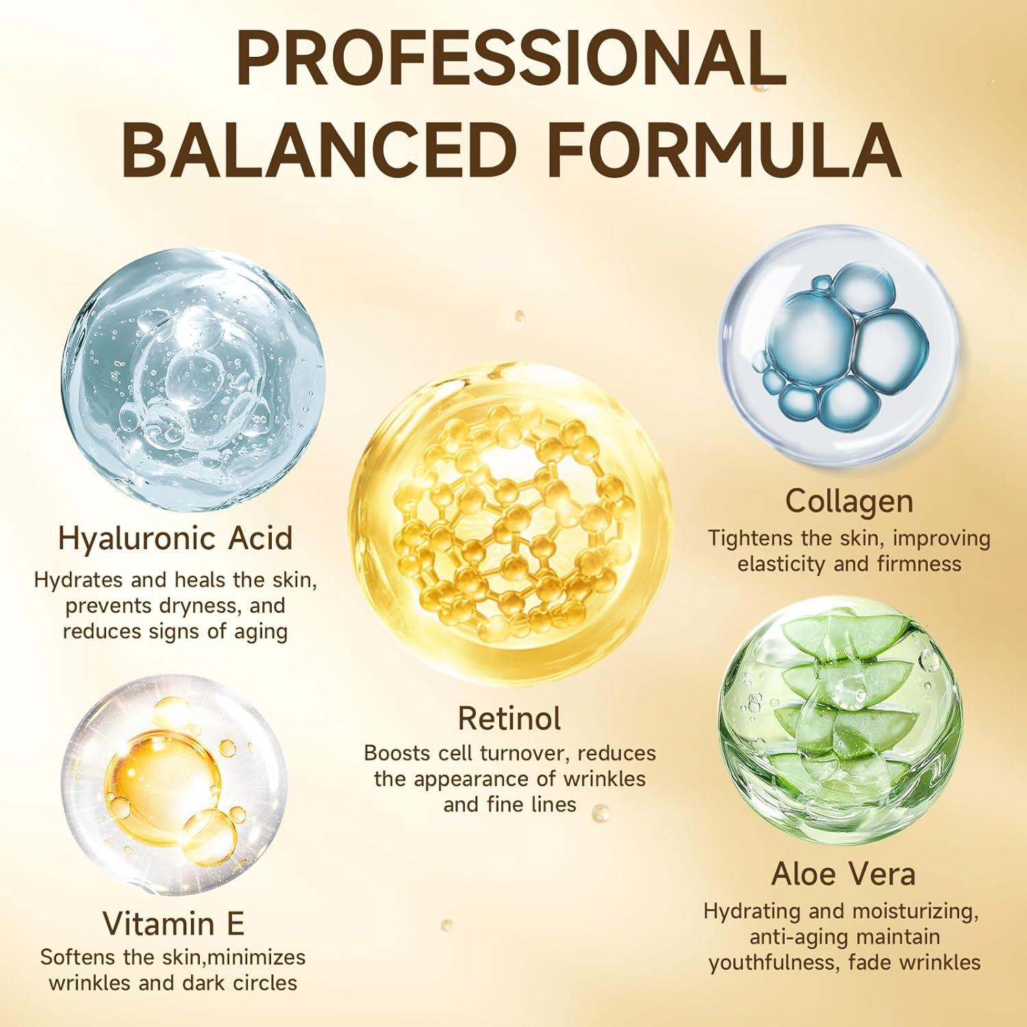 Crema de Cápsulas de Colágeno y Retinol Gaayou 140g