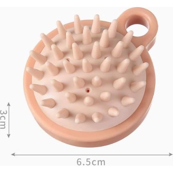 Masajeador de Cuero Cabelludo ASEANAO Verde - Cepillo de Silicona