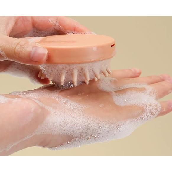 Masajeador de Cuero Cabelludo ASEANAO Verde - Cepillo de Silicona