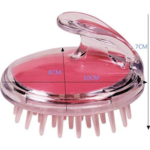 Masajeador de cuero cabelludo DNHCLL de silicona 10x8 cm