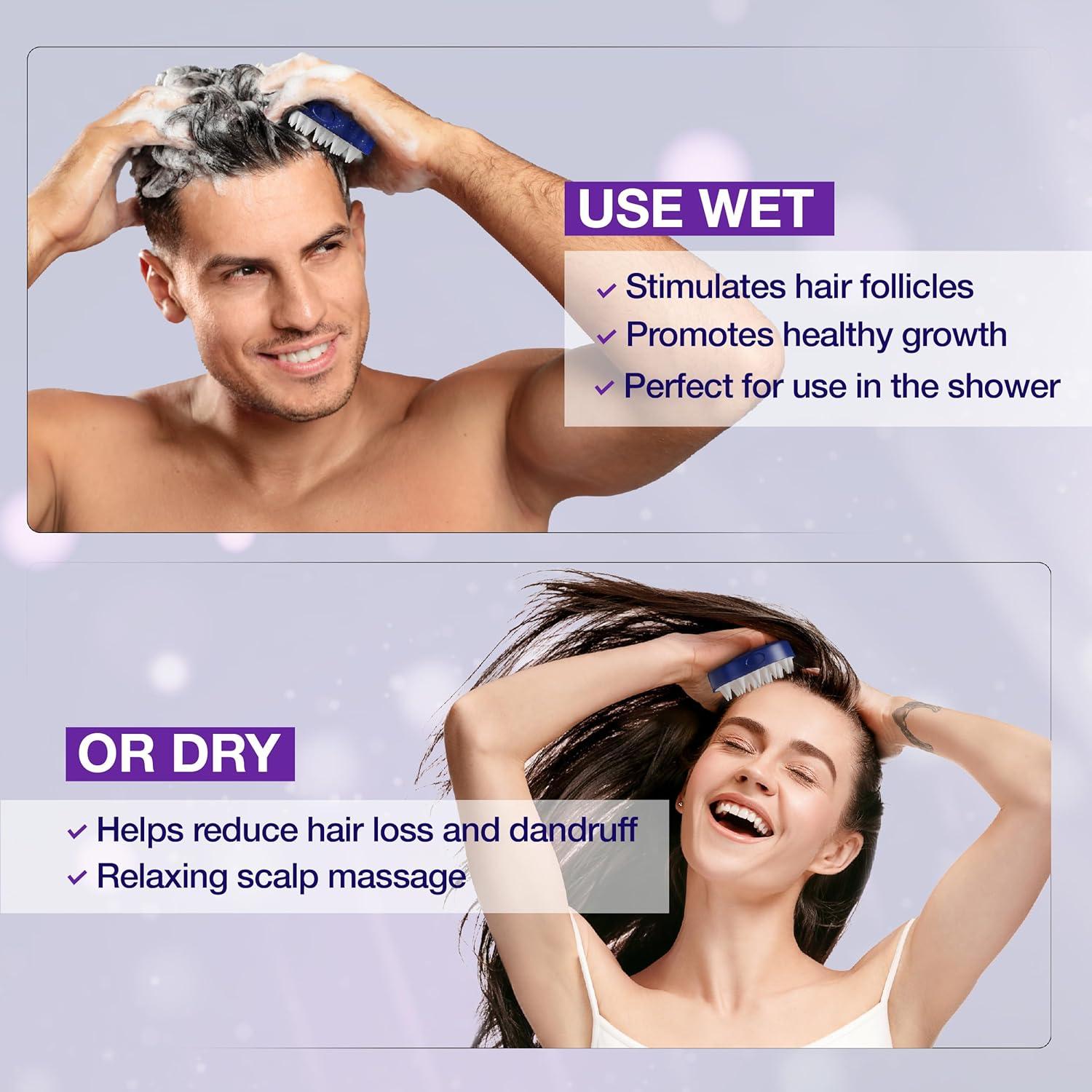 Masajeador de Cuero Cabelludo Guyology Labs - Estimula Crecimiento