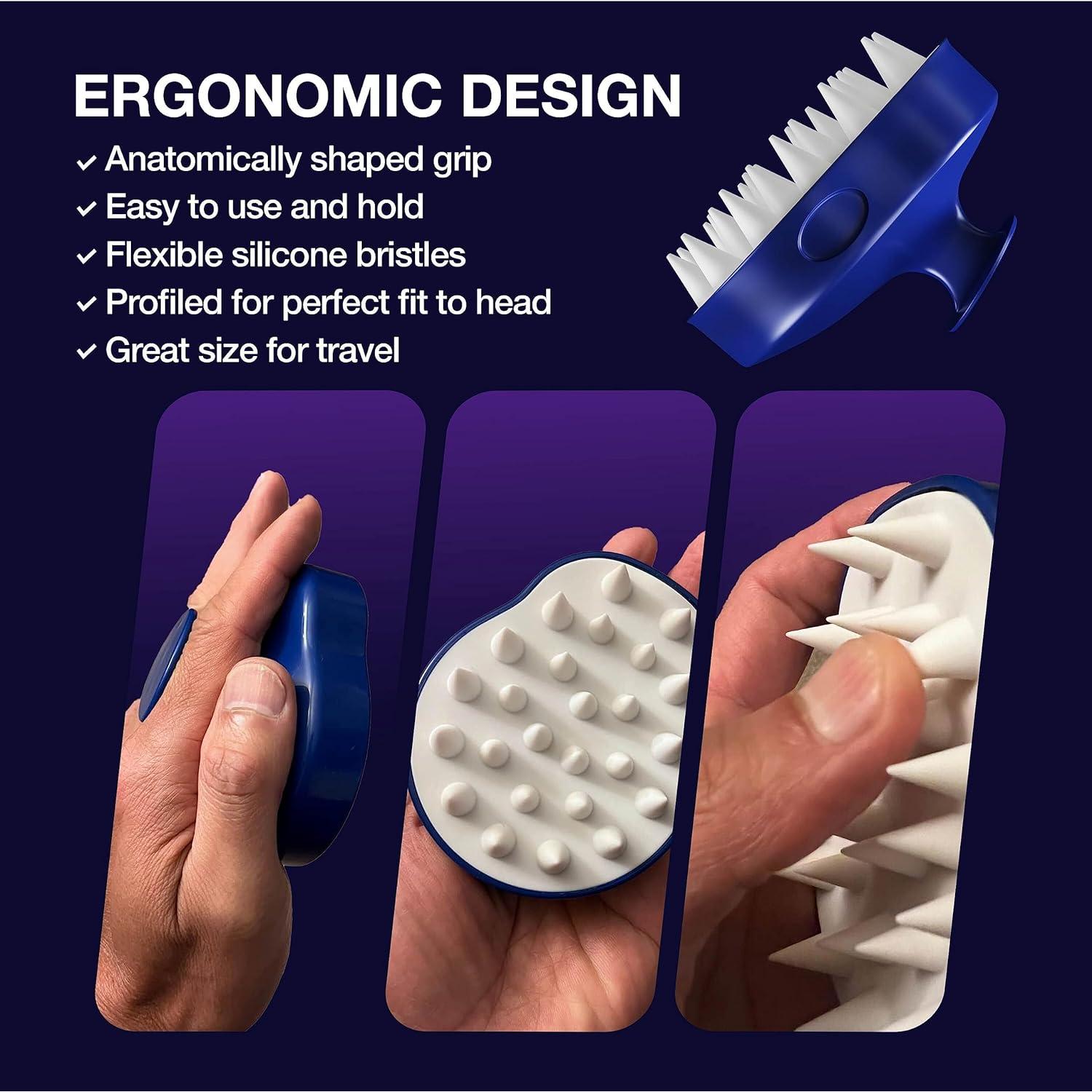 Masajeador de Cuero Cabelludo Guyology Labs - Estimula Crecimiento
