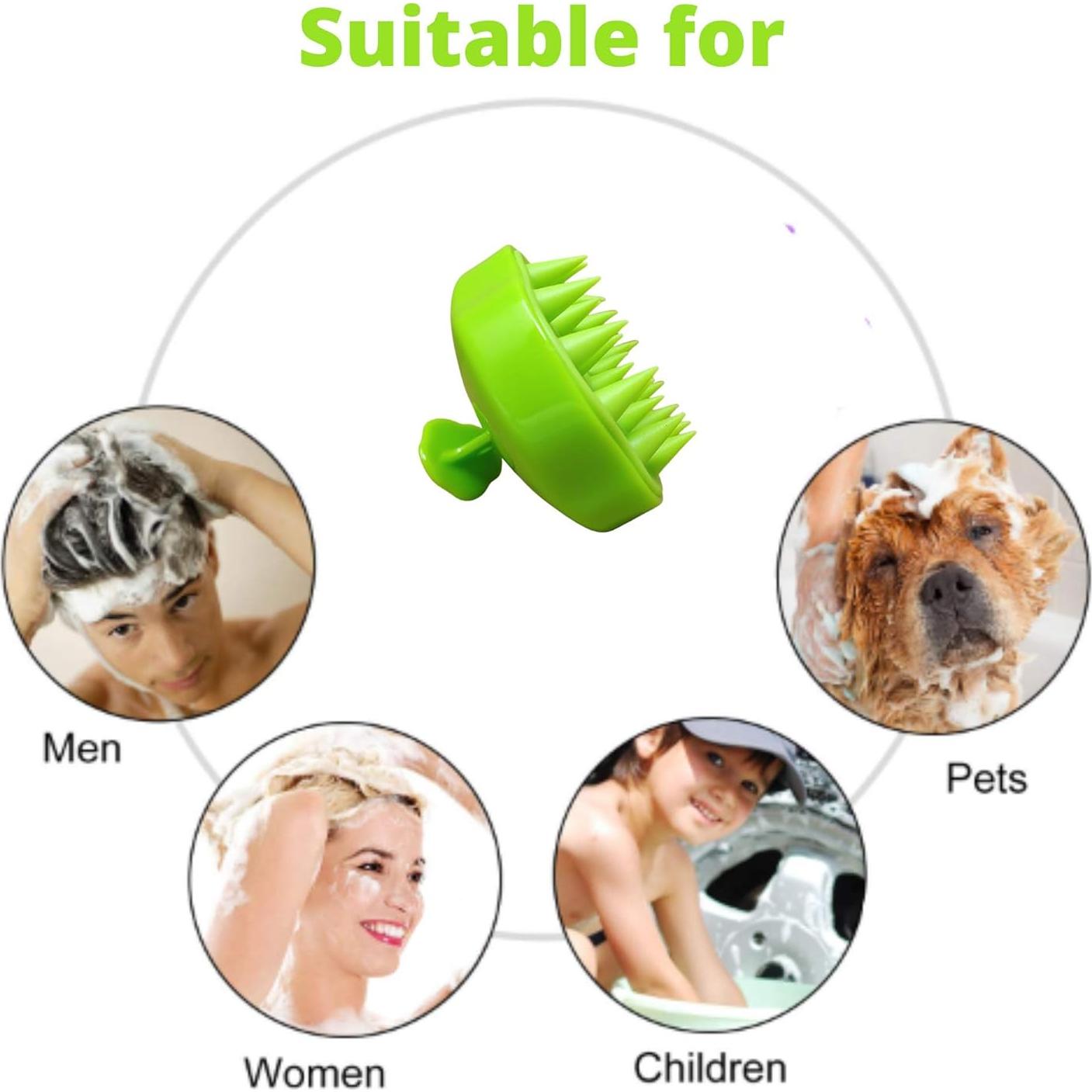 Cepillo de Masaje para Cuero Cabelludo Blond Forte Verde