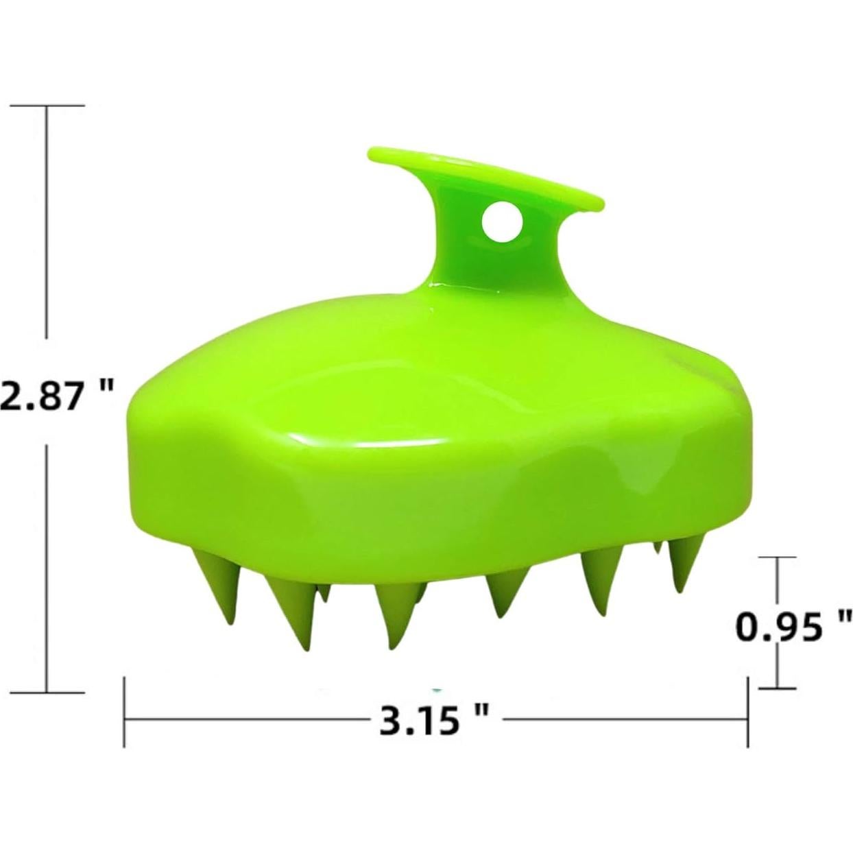 Cepillo de Masaje para Cuero Cabelludo Blond Forte Verde