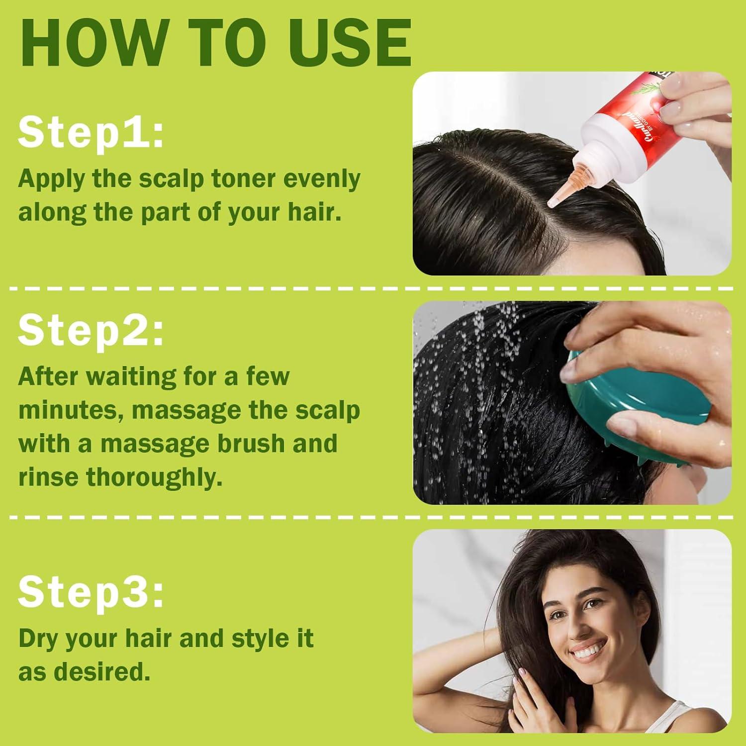 Tónico Exfoliante Curlland Romero y Manzana 200ml + Cepillo