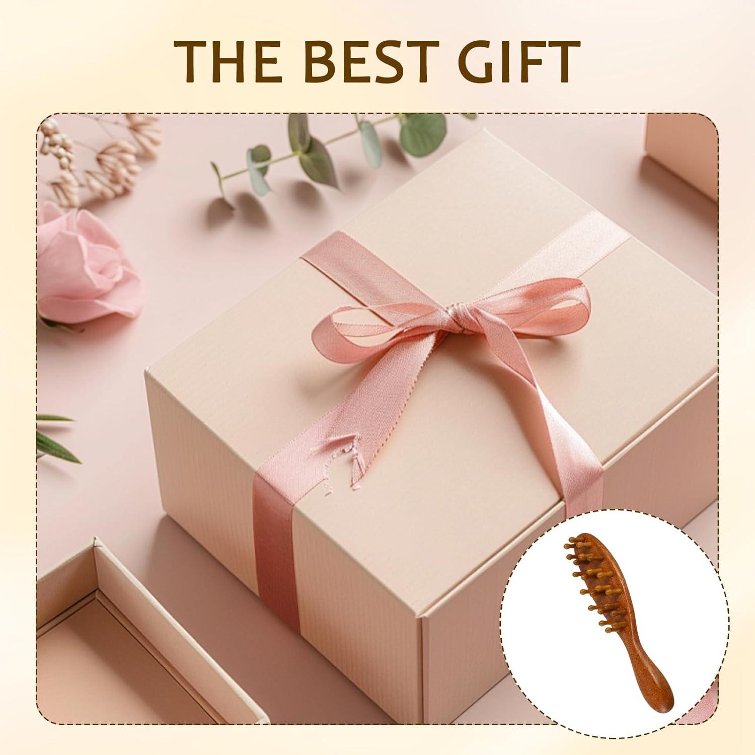 Cepillo Loc para Dreads de Madera Sándalo Verde - Peine Masaje 24.89 cm