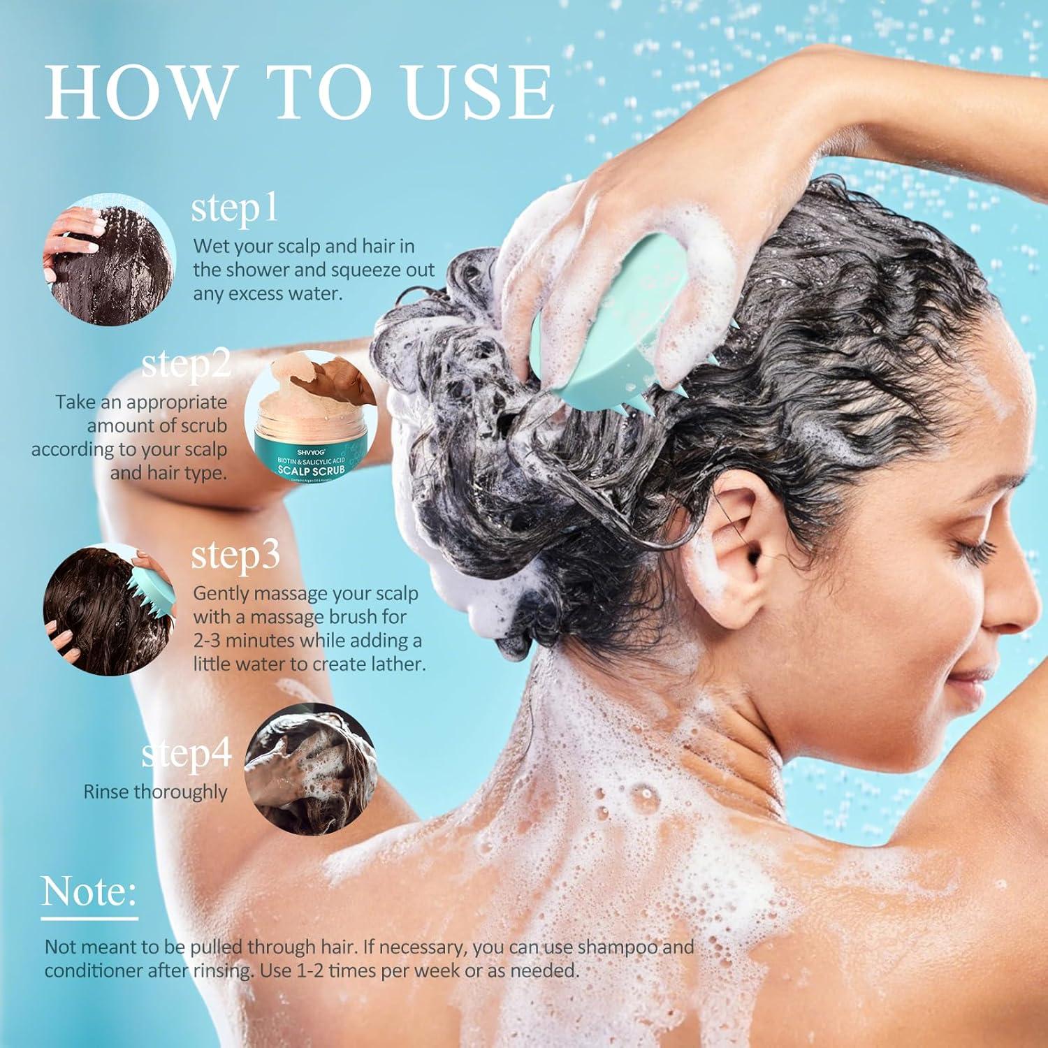 Exfoliante para Cuero Cabelludo Biotina 250g con Ácido Salicílico