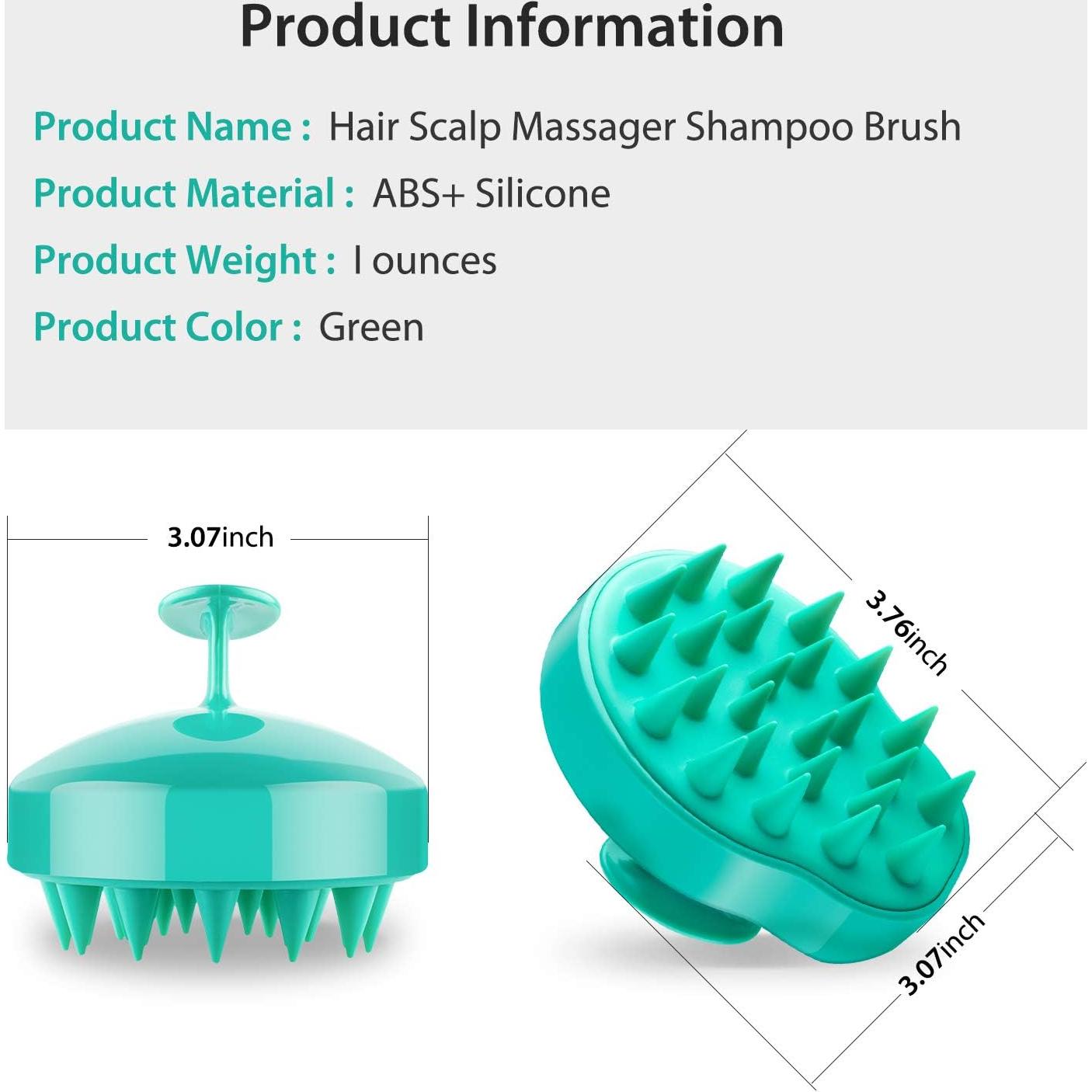 Cepillo Masajeador de Cuero Cabelludo Verigle - Silicona Suave