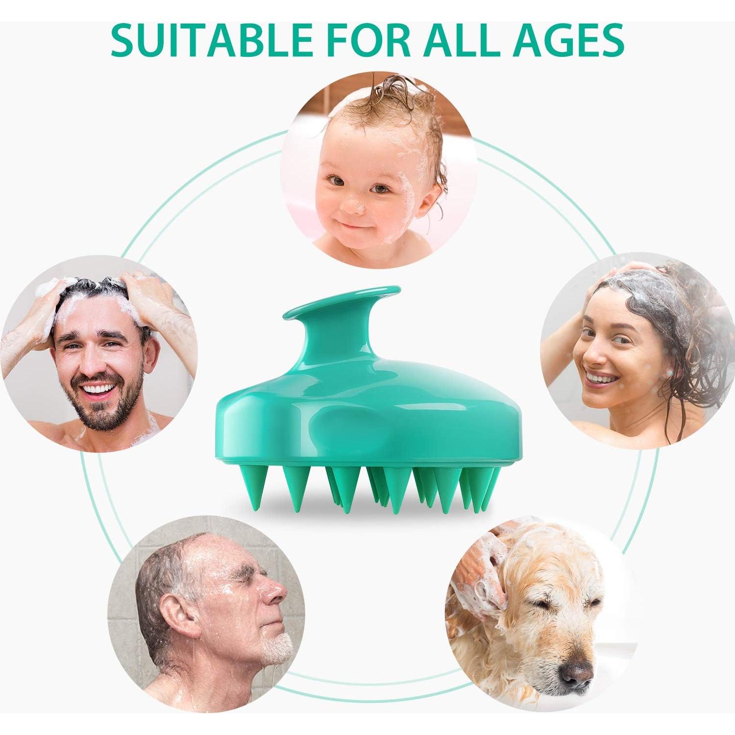 Cepillo Masajeador de Cuero Cabelludo Verigle - Silicona Suave