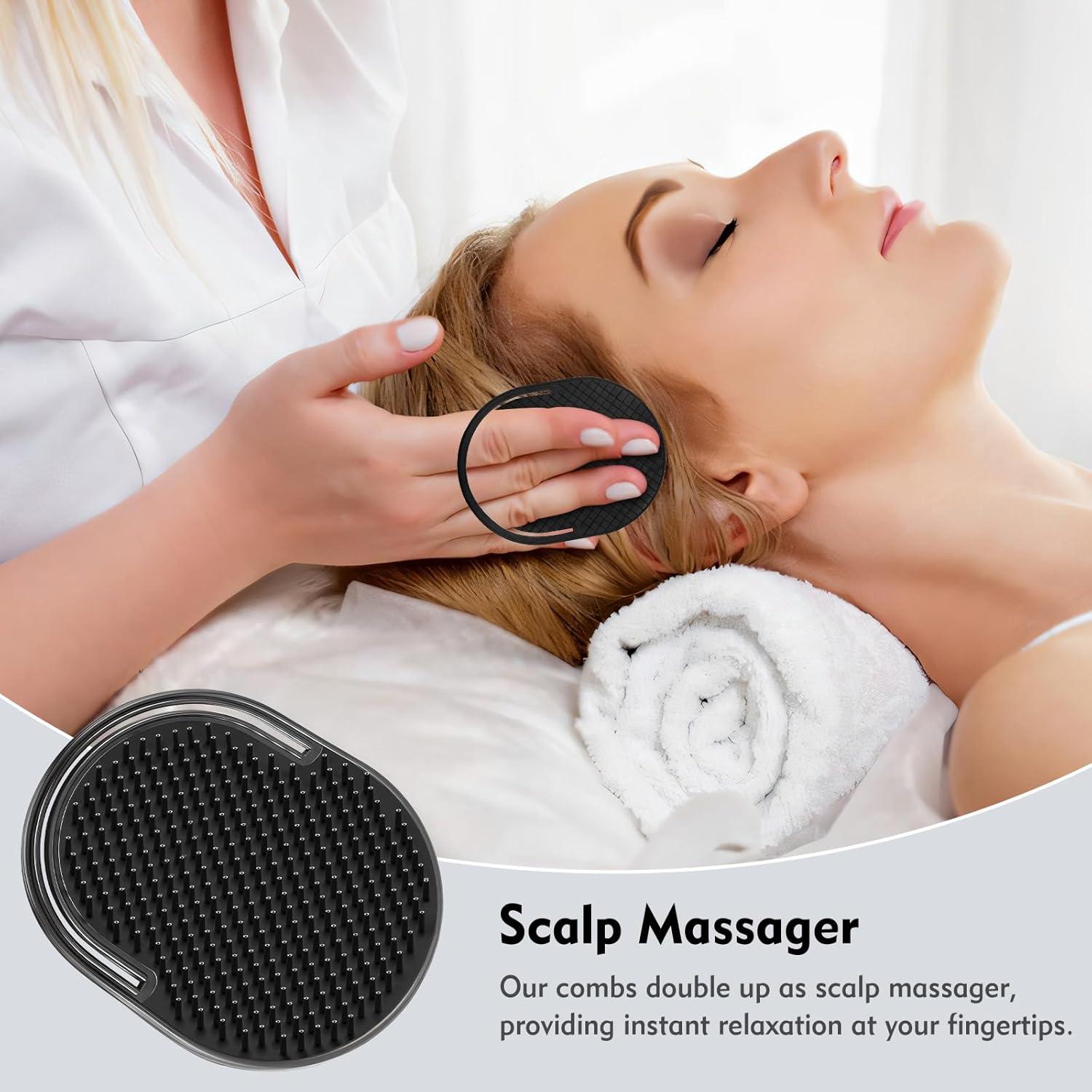 6 Peines de Palma para Hombres TEESSUE - Peine de Bolsillo