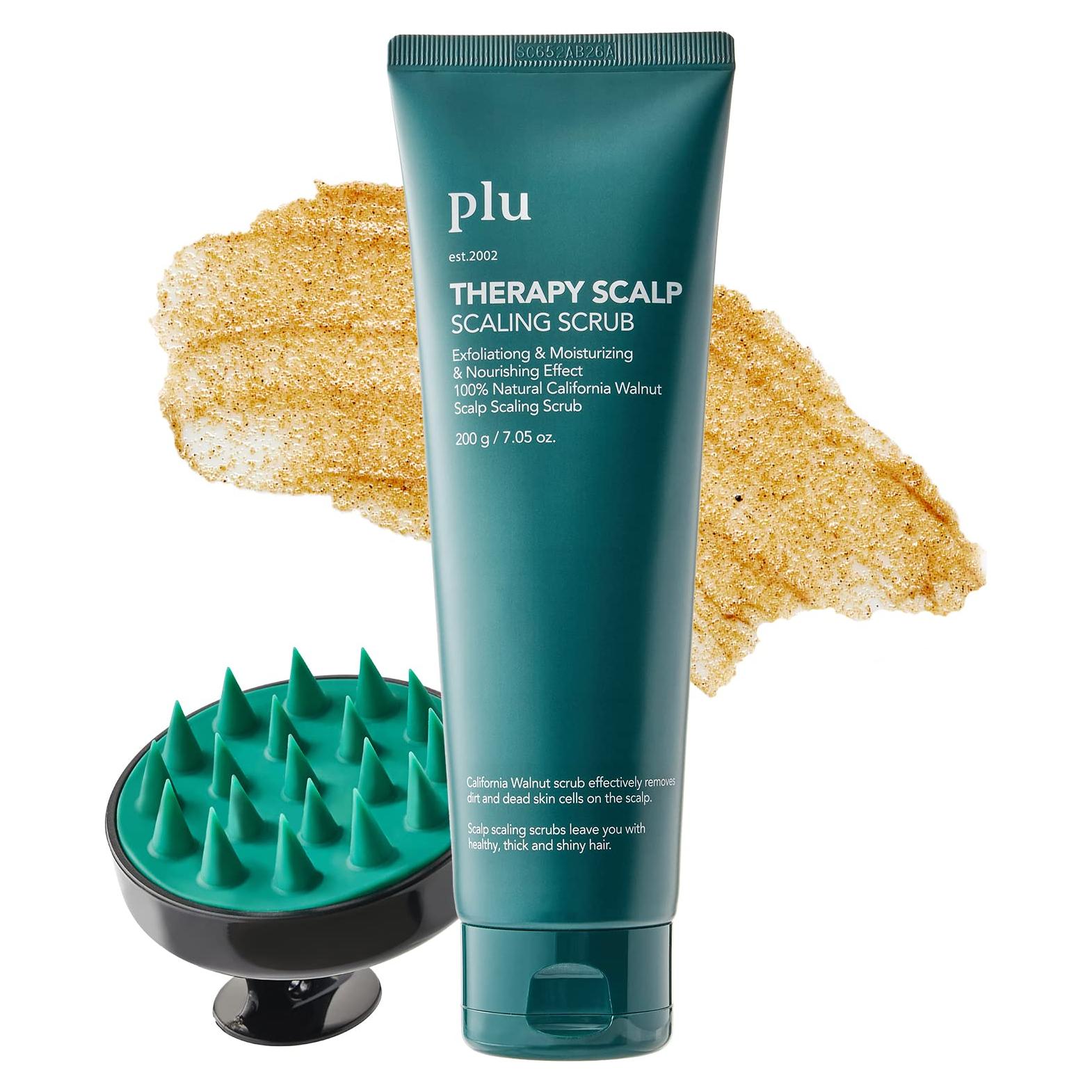 Exfoliante para Cuero Cabelludo PLU con Masajear de Silicona