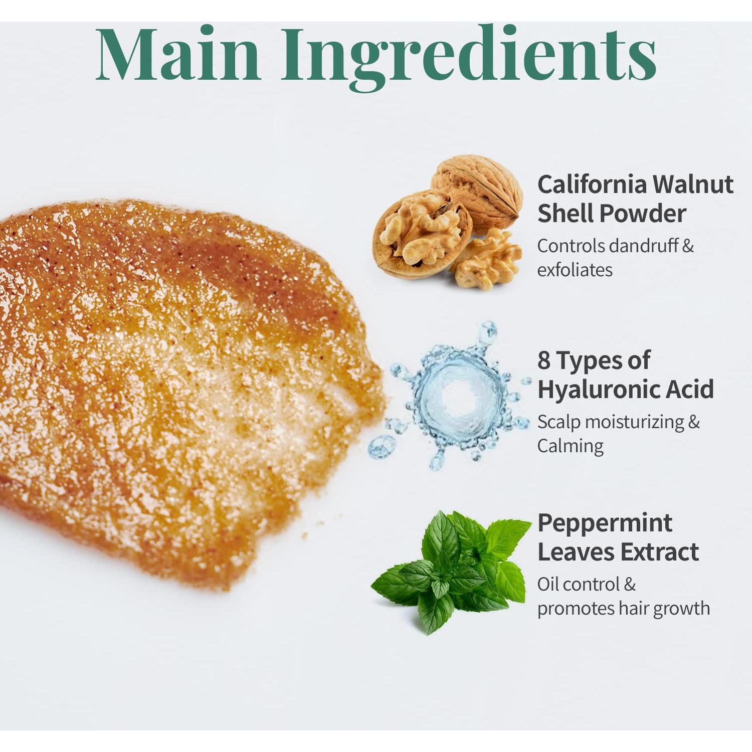 Exfoliante para Cuero Cabelludo PLU con Masajear de Silicona