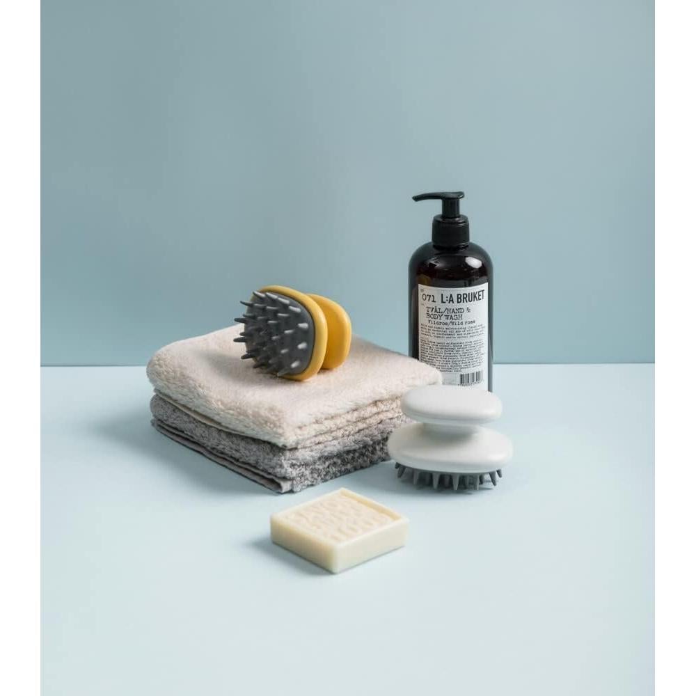 Cepillo de Champú de Silicona Ergonomico Zotia - Masajeador Cuero Cabelludo