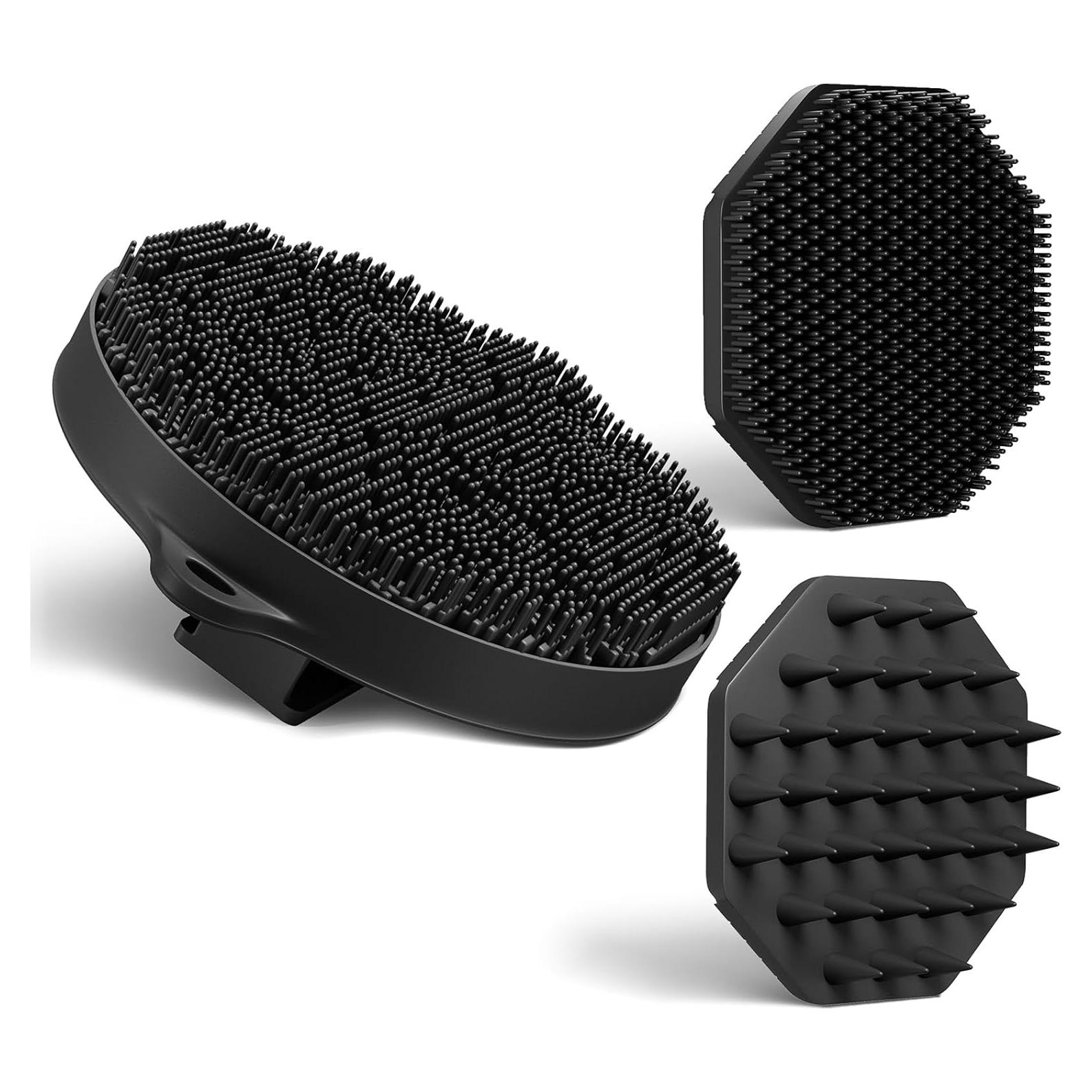 Juego de 3 Esponjas de Silicona Kullder - Exfoliantes y Masajeadores