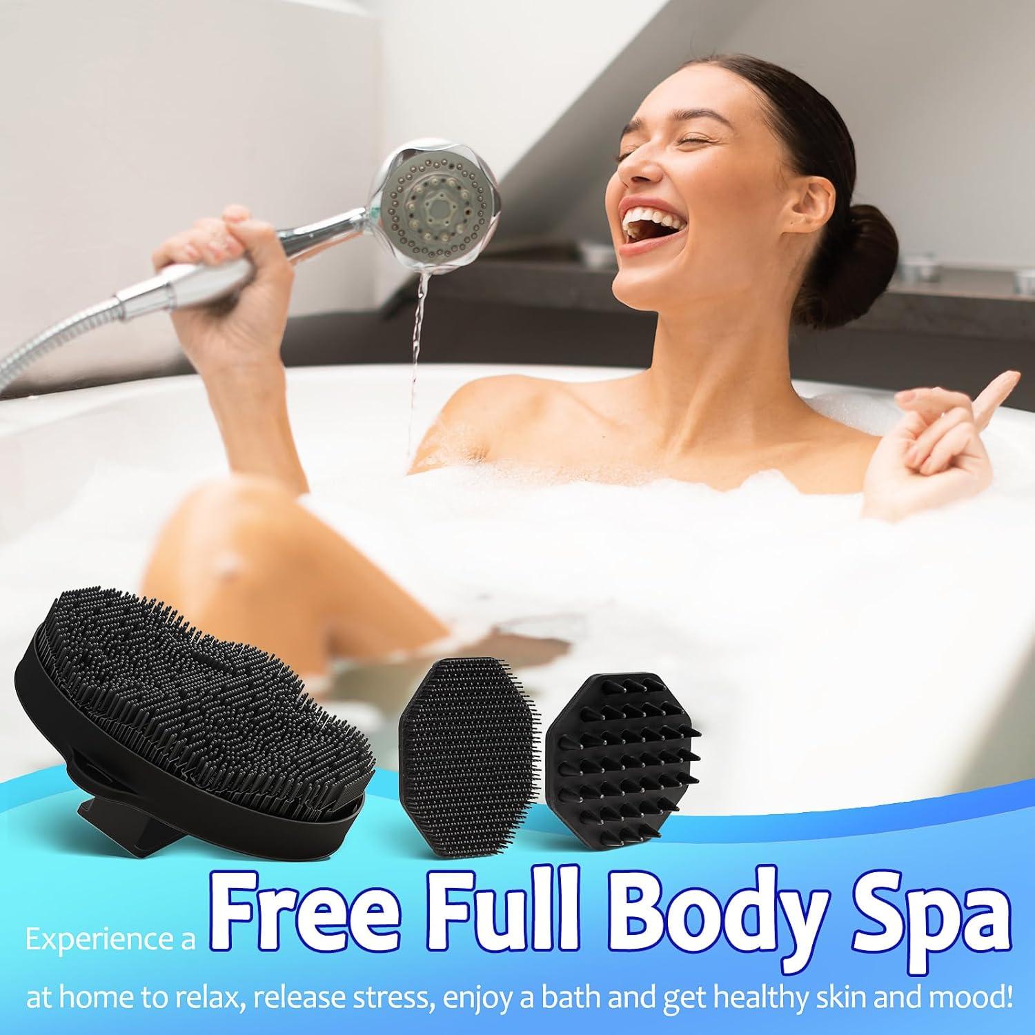 Juego de 3 Esponjas de Silicona Kullder - Exfoliantes y Masajeadores