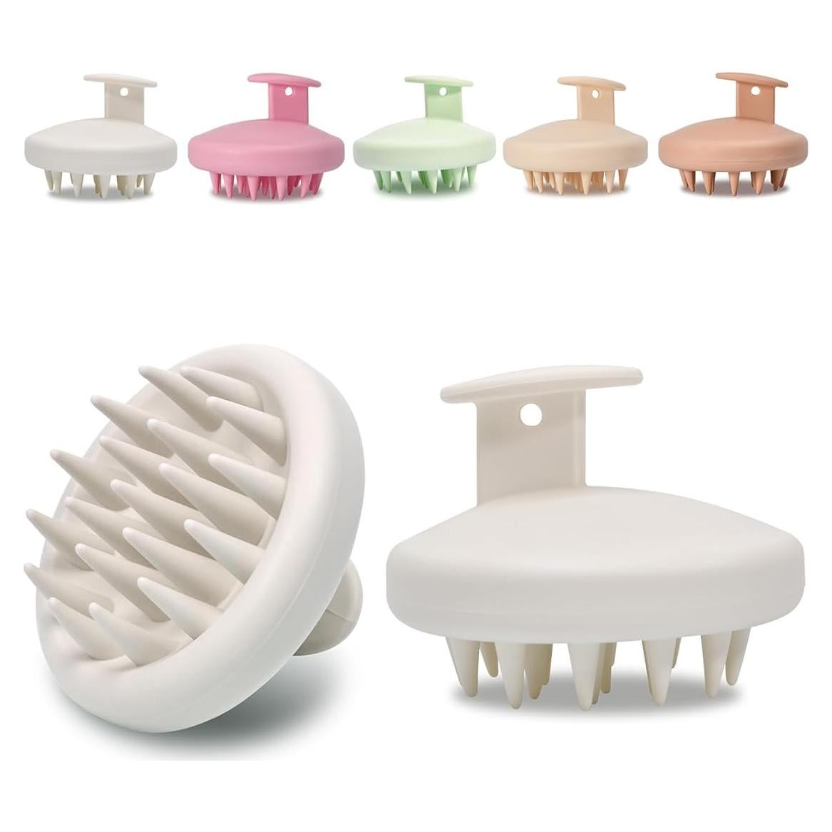 Masajeador de Cuero Cabelludo Inscca Blanco - Estimula Crecimiento