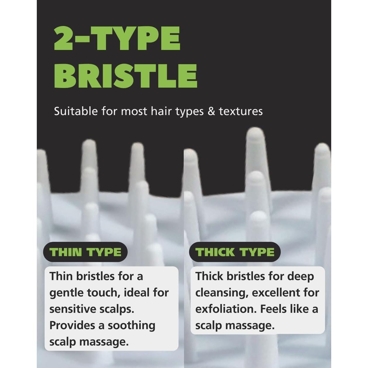 Set de Cepillos de Champú Masajeador 2-Pack Donghyeon