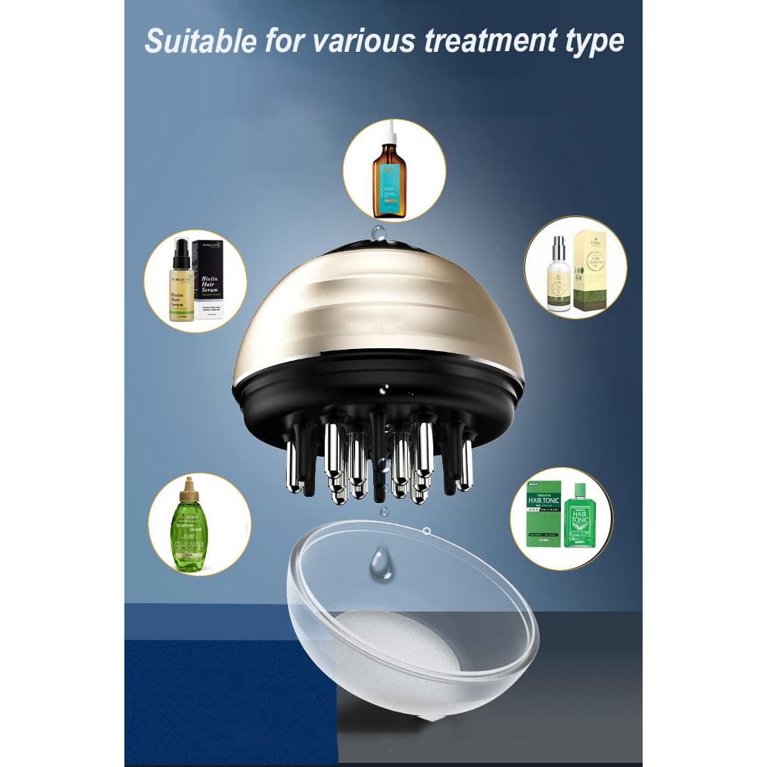 Peine Masajeador para Cuero Cabelludo PERLLENT CM-01