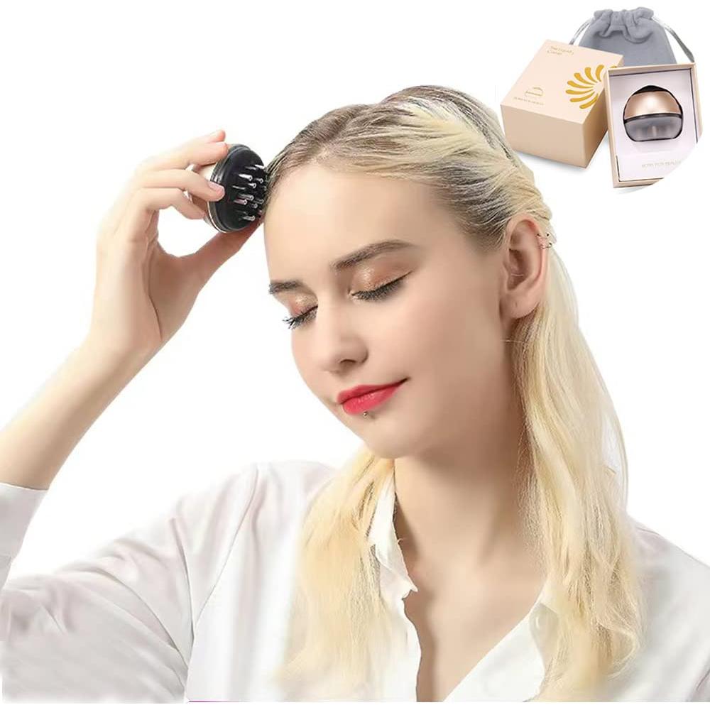 Peine Masajeador para Cuero Cabelludo PERLLENT CM-01