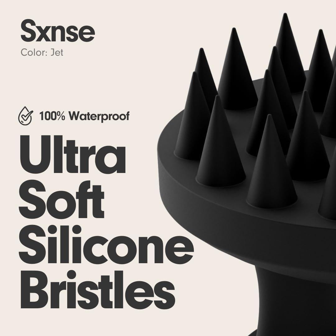 Masajeador de cuero cabelludo Sxnse SX3 Rosa - Exfoliante de silicona