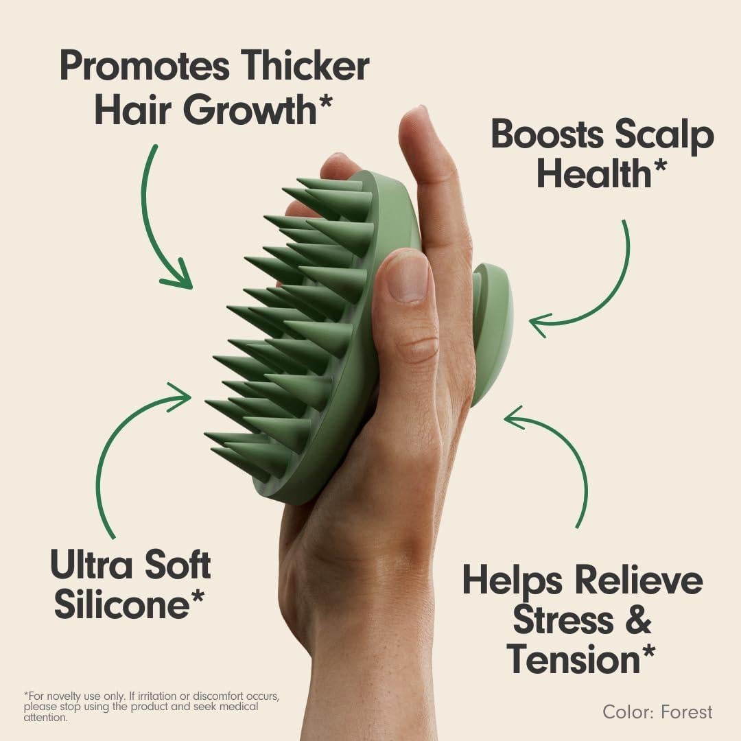 Masajeador de cuero cabelludo Sxnse SX3 Rosa - Exfoliante de silicona