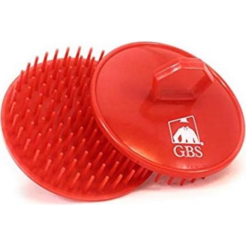 Masajeador de Cuero Cabelludo G.B.S Premium Negro y Rojo con Peine