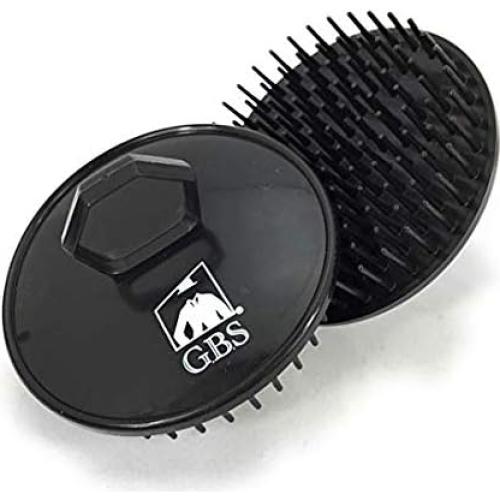 Masajeador de Cuero Cabelludo G.B.S Premium Negro y Rojo con Peine