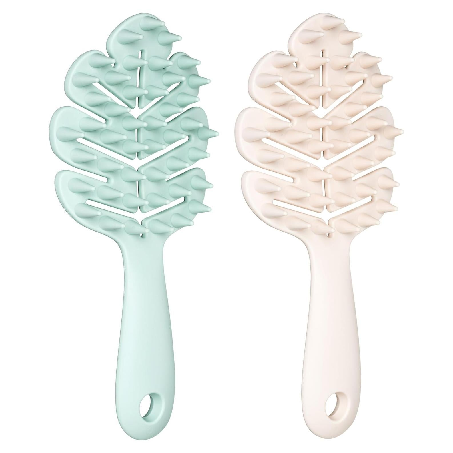 Set de 2 Cepillos de Masaje Sylune para Cuero Cabelludo