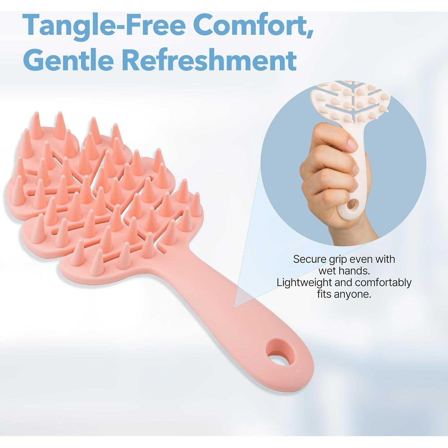 Set de 2 Cepillos de Masaje Sylune para Cuero Cabelludo