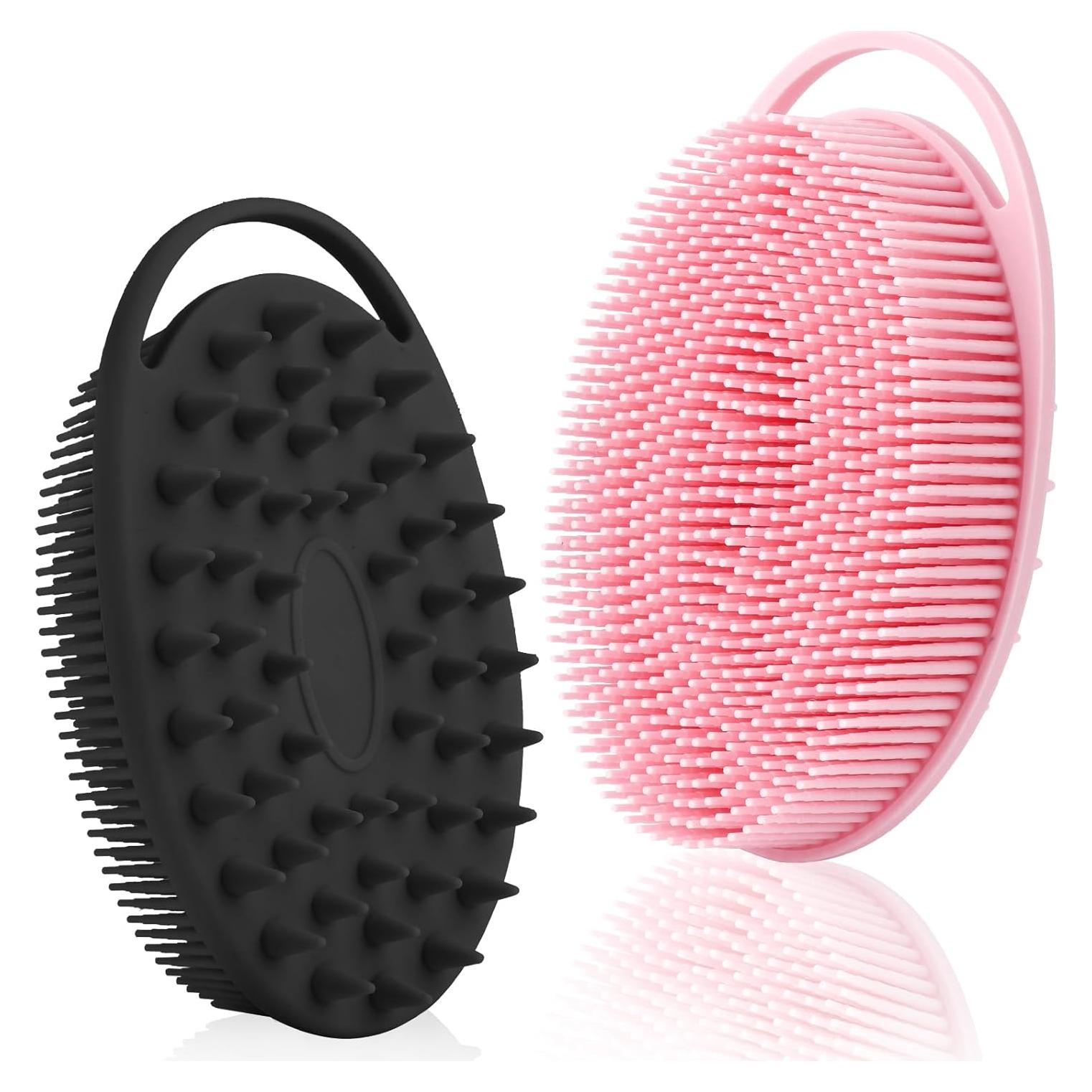 Esfregador de Cuerpo de Silicona KQNBI 2 en 1 Exfoliante