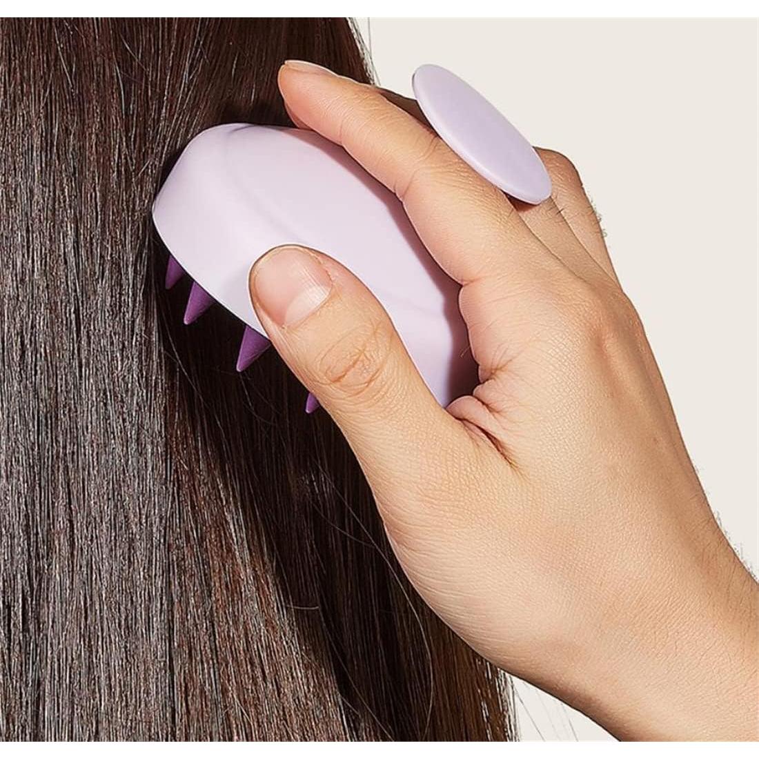 Cepillo Masajeador de Silicona ANIERAX para Cuero Cabelludo