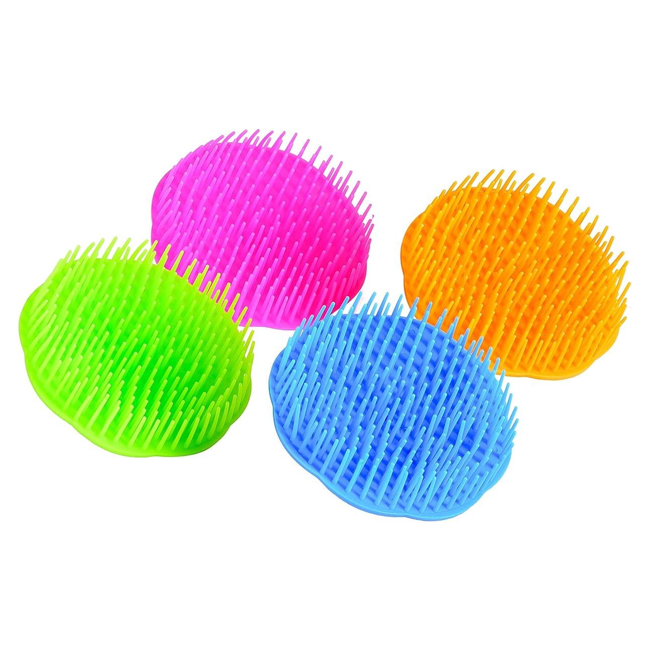 Cepillo Masajeador de Cuero Cabelludo Niva - Exfoliador 4 Piezas