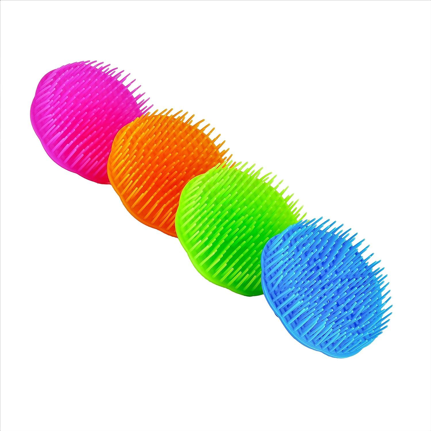 Cepillo Masajeador de Cuero Cabelludo Niva - Exfoliador 4 Piezas