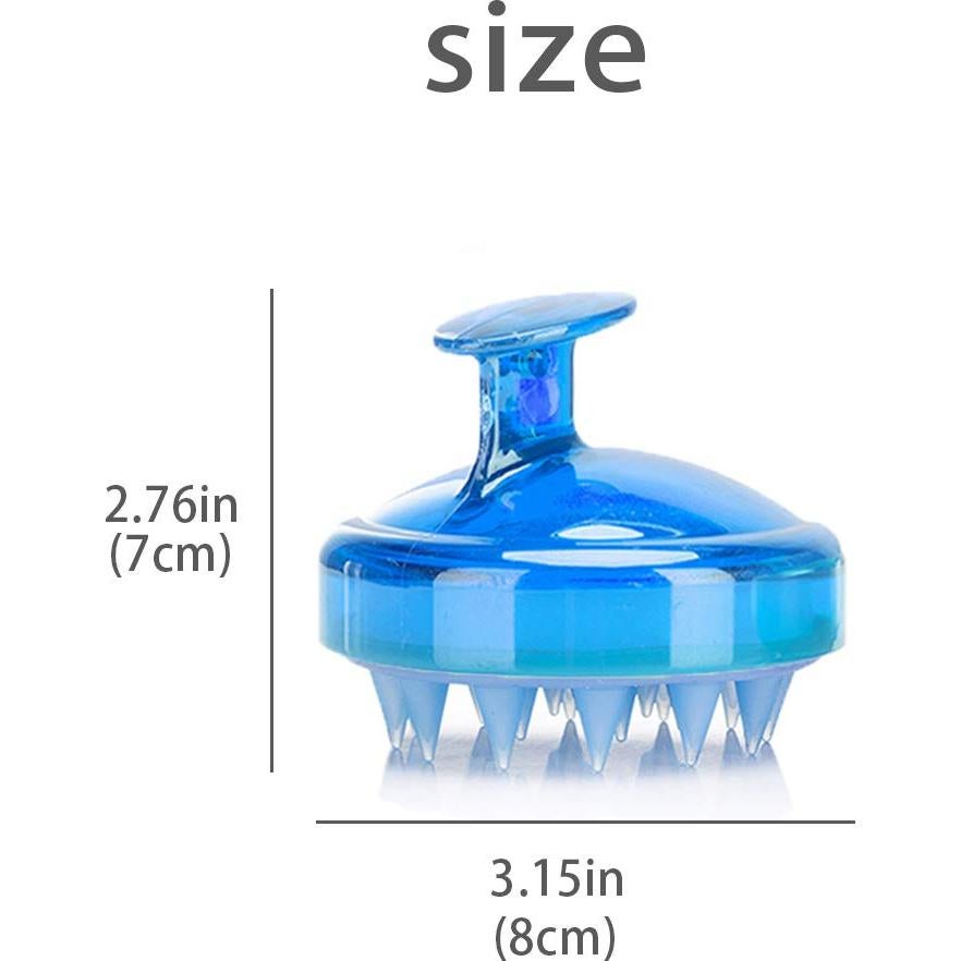 Cepillo de Champú INVODA para Masaje del Cuero Cabelludo 8cm
