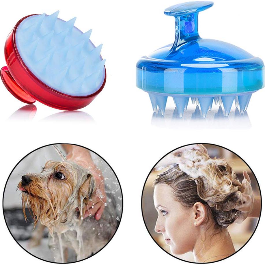 Cepillo de Champú INVODA para Masaje del Cuero Cabelludo 8cm