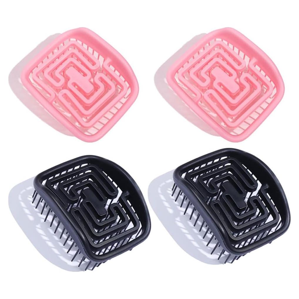 Paquete de 4 Cepillos de Champú Masajeador NentMent 9.7cm