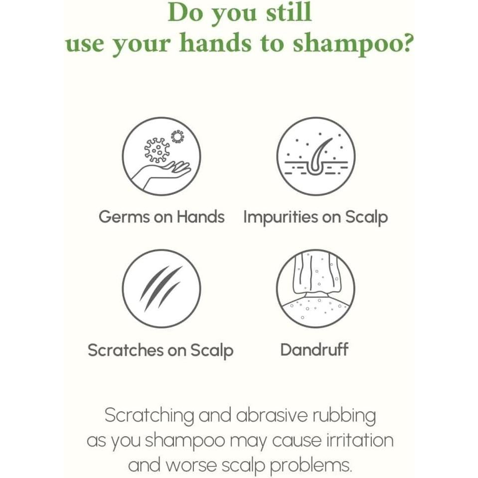 Cepillo de Champú Perfecto STEAMBASE | Masajeador Ergonómico